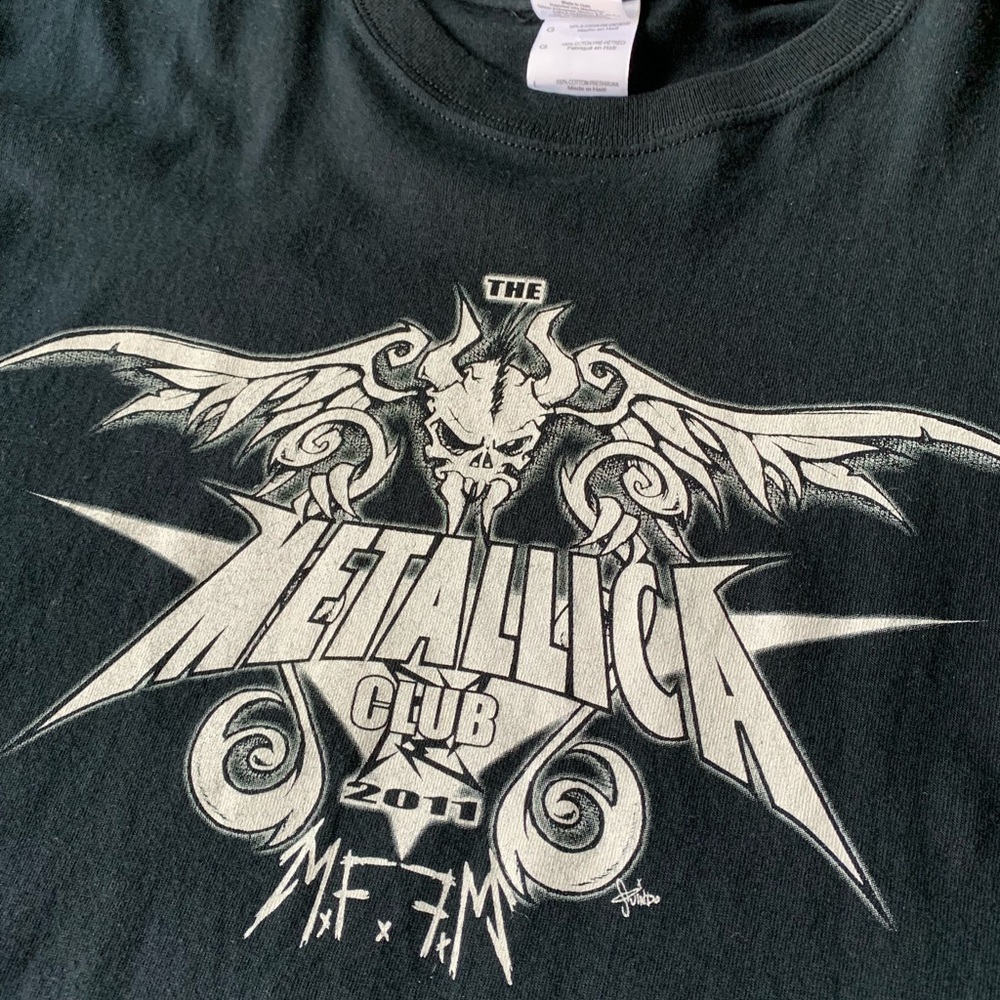 Vintage 2011 Metallica Club Shirt